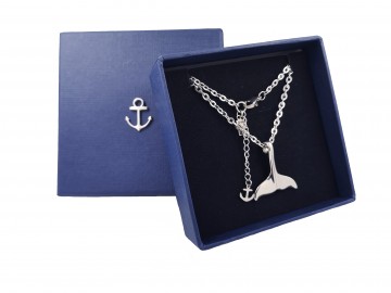 Caravela Whale Fin Necklace